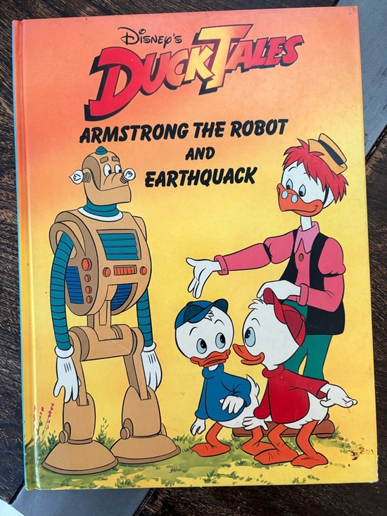 Disney Other - Disney DuckTales Hardcover – Teal Cover with Orange Illustration